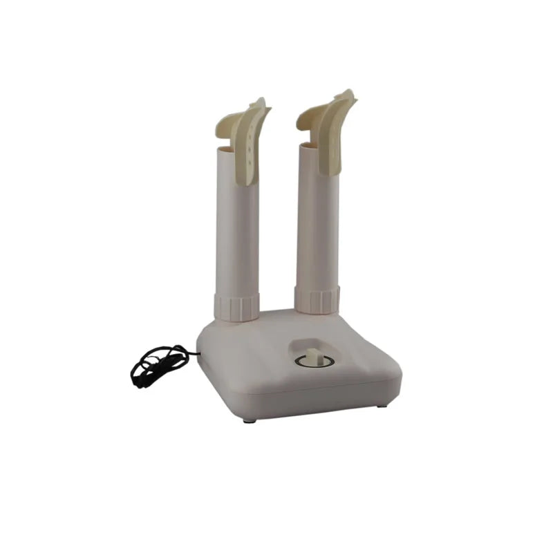 Ozoni-pohjainen jalkinekuivaaja lämmityksellä ja ajastimella – ozonigeneraattori nopeaan kuivaamiseen sekä kosteuden ja hajujen poistamiseen kengistä