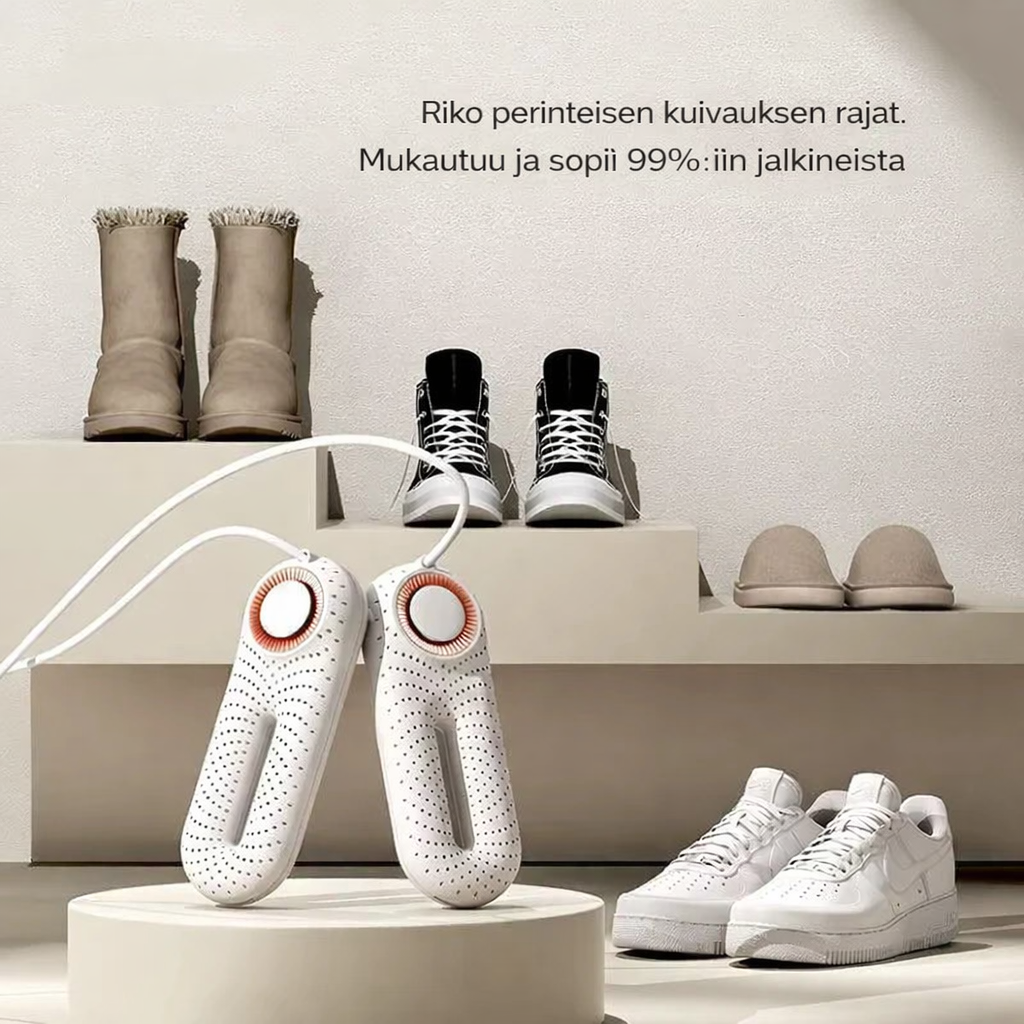 Sähköinen kenkäkuivain ajastimella (220V)