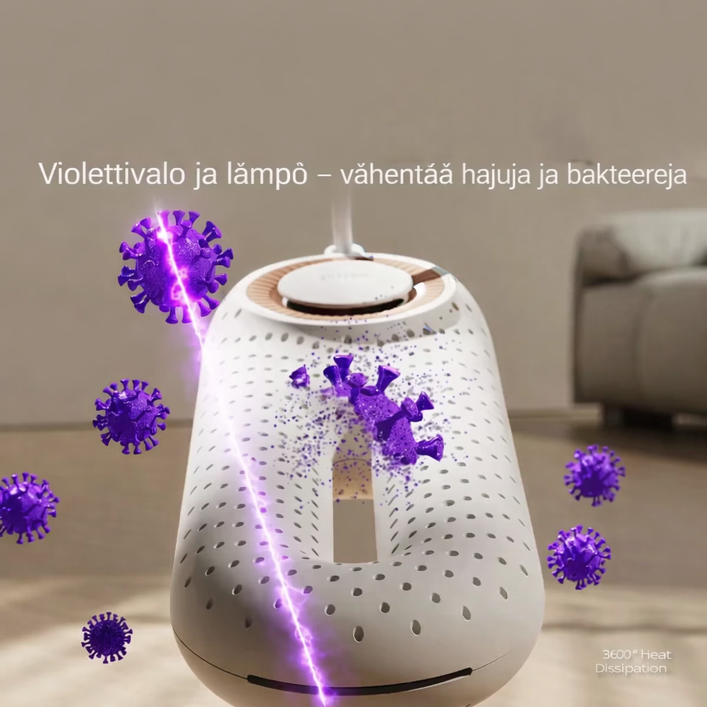 Sähköinen kenkäkuivain ajastimella (220V)